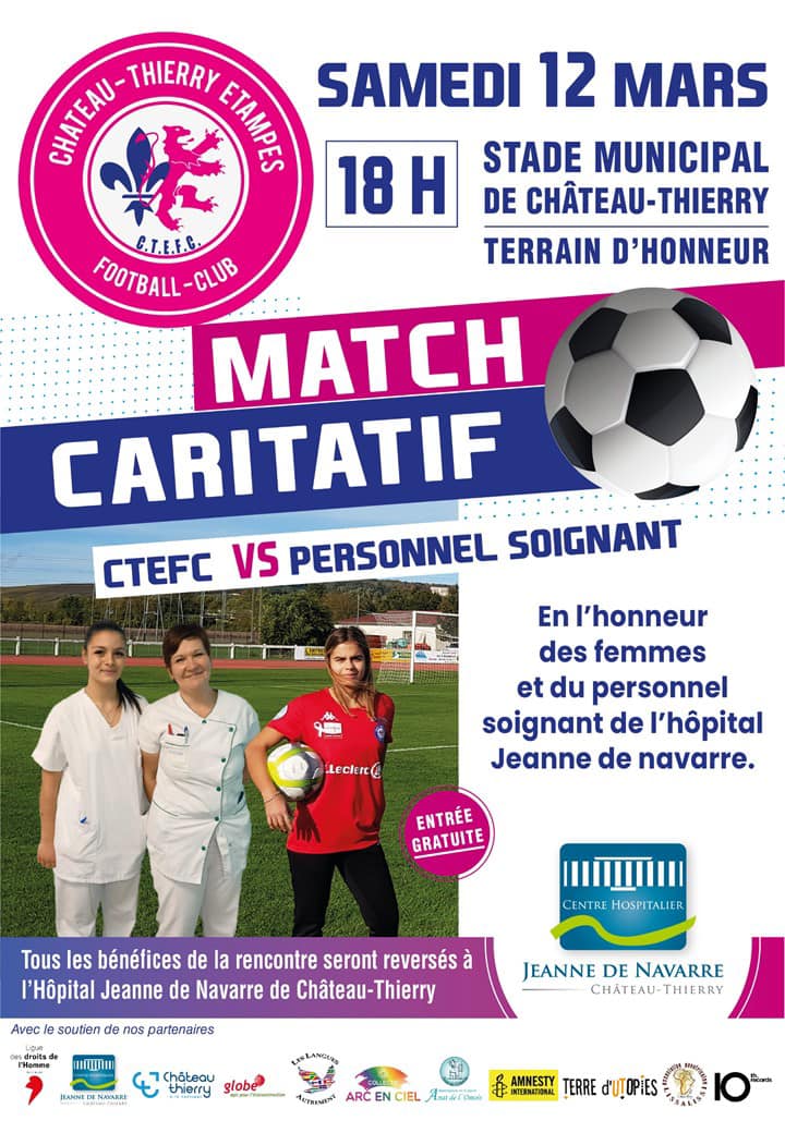 Football - Match Caritatif En L'honneur Des Femmes Et Des Soignants ...