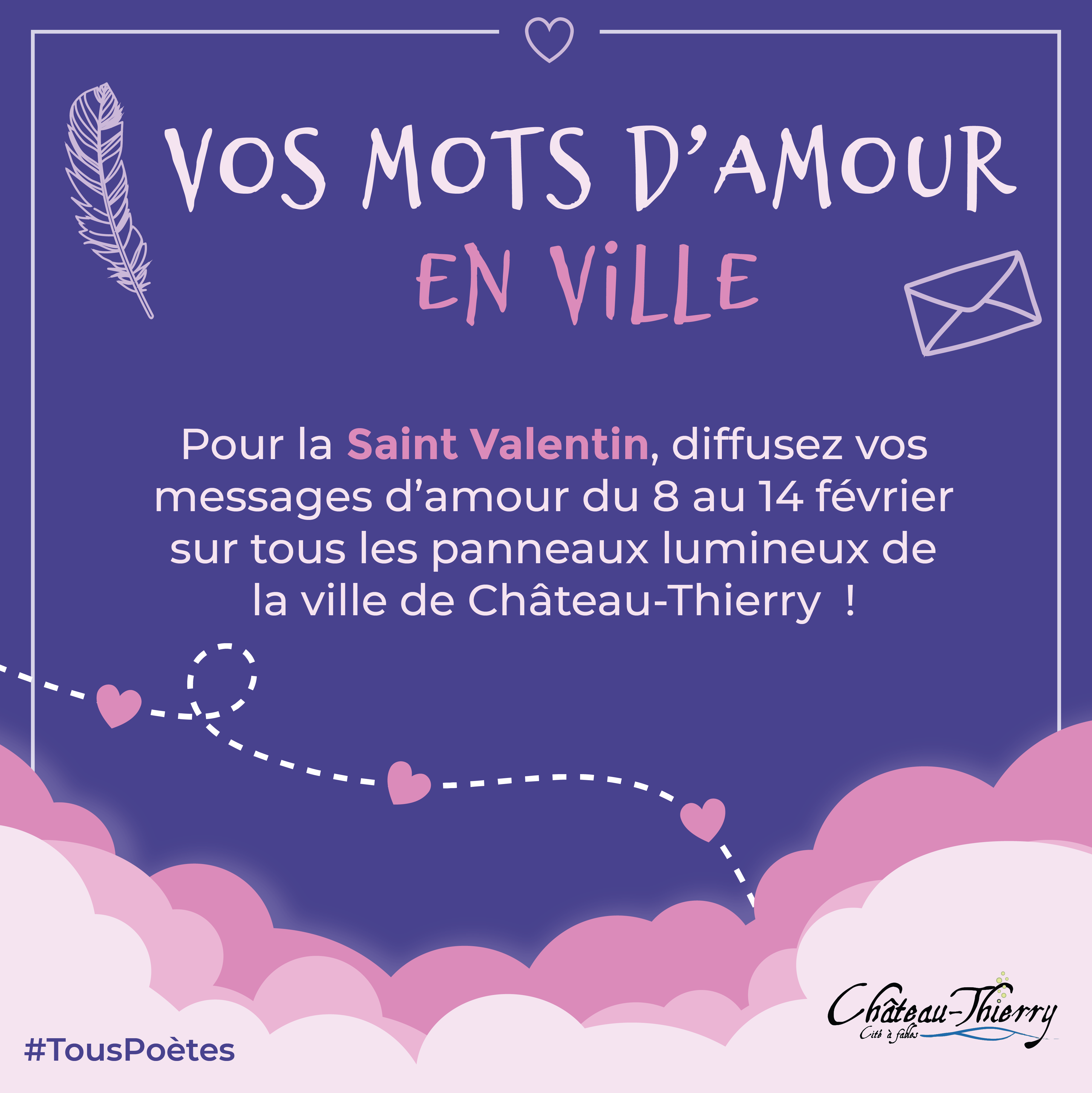 Saint Valentin Vos Mots D Amour En Ville Chateau Thierry